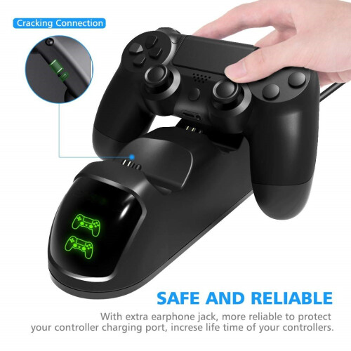 Doppelte Ladestation für zwei PS4/PS4 Slim/PS4 Pro-Controller 1
