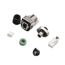 S120 Servo Motor Encoder Cable 6FX50020DM67 for Siemens with IP67 RJ45 and 2 Crystal Head Connectors