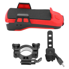 Phare de vélo rouge 4-4,64 po 4000 mAh charge USB
