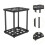 Garden Tool Organizer with Durable Iron Construction, Space Saving Corner Garage Tool Rack 4