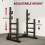SPORTNOW Adjustable Squat Rack, Barbell Rack Stand, Max Load 300kg 4