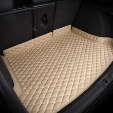 Trunk Mat Beige PU Leather Waterproof Cargo Liner Durable Boot Protector for Acura RDX 2019 2020