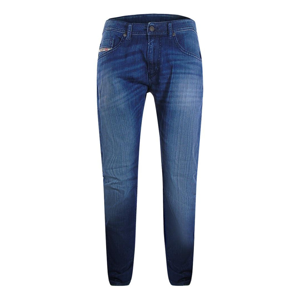 Diesel (28R, Mid ) Mens Tepphar-X Jeans Blue