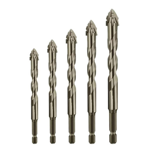 High-Performance Titanium-Coated Drill and Tap Set, High-Strength 4-Flute Serrated Eccentric Drill Bit Kit