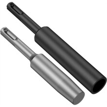 2 Pcs Ground Rod Driver 15mm/25mm Professional SDS- Ground Rod Driver Tool Kit for 5/8inch and 3/4inch Ground Rods