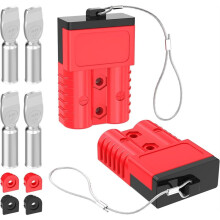 Anderson-Stecker, 175 A, 1/0 AWG, Batterieanschluss mit Harter Abdeckung, 12-36 V, Anderson-Stecker, Winden-Verkabelungssatz für Kabel, Wohnmobil A