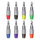 8PC Wire Piercing Probe Insulation Piercing Clip Wire Piercing Tool for Multimeter Voltage Voltmeter Testing 4mm 2