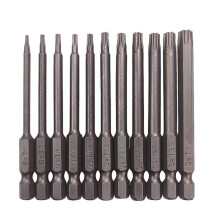 Schraubendreher-Bit-Set, Steel Star 6-Punkt-Schraubendreher-Set, Sechskantschaft 75 mm Länge, für die Meisten Elektro- und Handwerkzeuge