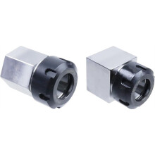 ER-32 Square and Hex Collet Chuck Block Set, Fit for Milling Machine, Workholding Holder for CNC Lathe Engraving Cutting