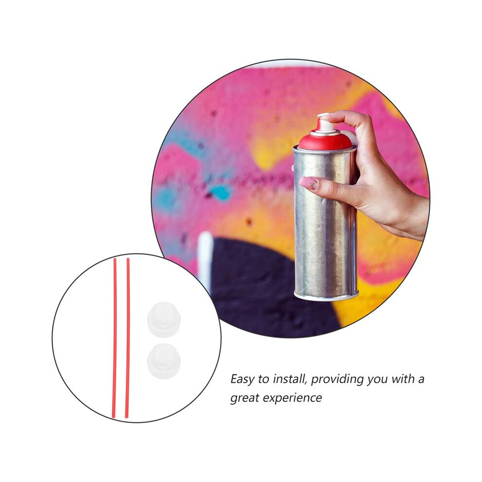 50Pcs Spray-Paint Caps Fit Female Cans,Needle Cap-Spray Can Nozzle-Spray Paint Nozzles-Spray Paint Tips Red Thin Tube 6032079685127