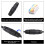 4 Sets Outdoor 3 Way Electrical Cable Connector IP68 Waterproof Junction Box Replaceable Lever Wire Connectors 2
