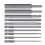 10Pc 1/4 Inch Hex Bits Driver Tamper Proof Security Drill Magnetic Bit Set Torx Screwdriver Flat  High Quality 100mm 2