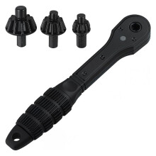 2-In-1 Ratchet Drill Chuck Key Wrench Universal Chuck Key Replacement Tool for Drill for Most Electric Drills