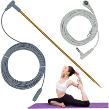 Earthings Grounding Rod - 40ft Female Ground Cord,Ground Rod Kit Ground Rod with Copper,for Grounded Earth