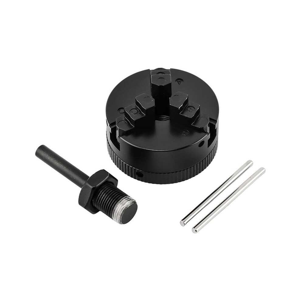 Lathe Chuck Set, 3 Jaws Self-Centering Lathe Chucks, Z011 Extension Three Jaw Chucks And Connecting Rod Set 4713858150457