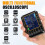 Digital Handheld Oscilloscope,Sampling Rate:3MS/S,Bandwidth:500kHz,AUTO Measurement,2.8-Inch LCD Screen,Rechargeable 4