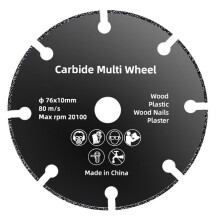 1PCS 76MM/2.99inch Metal Cutting Disc Anngle Grinder Grinding Wheels Stainless Steel Cutting Wheel Reinforced