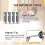 10Pc 1/4 Inch Hex Bits Driver Tamper Proof Security Drill Magnetic Bit Set Torx Screwdriver Flat  High Quality 100mm 8