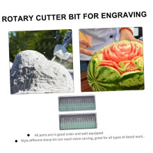 60pcs Burr Bits for Rotary Tools Versatile Grinding Accessories for Engraving Carving Polishing and Finishing