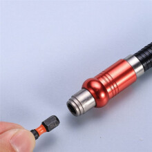 Flexible Drill Bit Extension Screwdriver Bit Holders,Bendable Elastic Drill Bit Extension Shaft Bits Hex Soft Shaft Bar