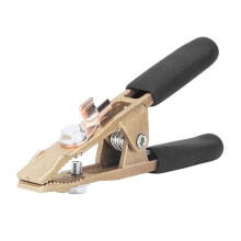 260A Welding Ground Clamp Brass Material 40mm Opening Electric Work Clamp for Gas Shielded Welding and Steel Structures