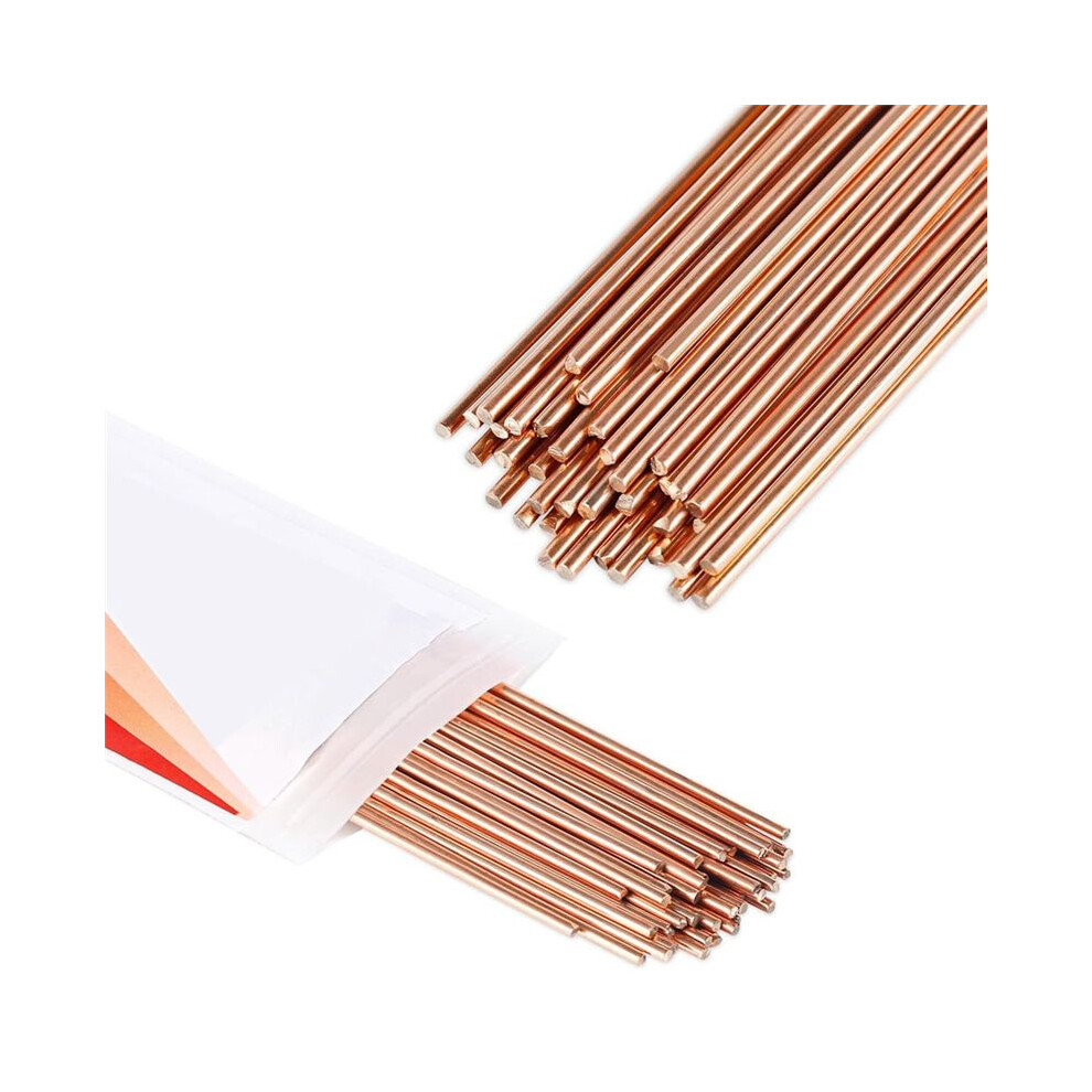 40 Pcs Copper Brazing Rods Brass Brazing Rods For Air Conditioning, Refrigeration, Electrical Machines Hvac 6033725988128