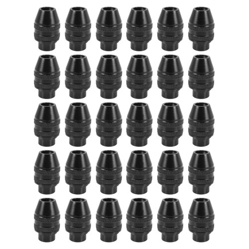 30Pcs Multi Quick Change Keyless Chuck Universal Chuck Replacement for  4486 Rotary Tools 3000 4000 7700 8200