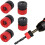 5pcs Adjustable Drill Depth Stop Collar Set 8-13mm Plastic Drill Bit Guide Stopper for Woodworking DIY Projects 5