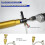 1 1/4In-7 Male to SDS  Drill Adapter Kit- Water Injection Capable,Includes Solid Brass Hose Quick Connector and Hose 2