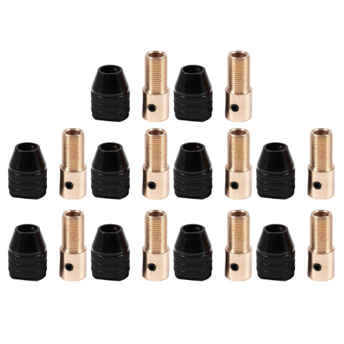 10X  0.3-3.5mm Small for  Electronic Drill Chuck Bit Tool Set Universal New