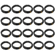 20 Rolls Bonsai Wires Anodized Aluminum Bonsai Training Wire in 5 Sizes - 1.0 mm, 1.5 mm, 2.0 mm, 2.5 mm, 3.0 mm Black
