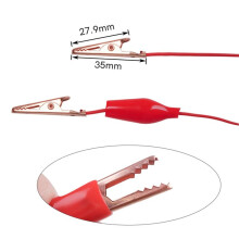 Clipes Jacaré para Fios de Ligação Macho de Placa de Ensaio, Cabos de Teste de Silicone Macios e Flexíveis para Testes Elétricos P1533