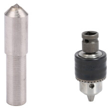 1 Pcs 11mm Diameter Grinding Disc Wheel Diamond Dresser Dressing Pen Tool & 1 Set 1.5-13mm Drill Chuck Drill Adapter