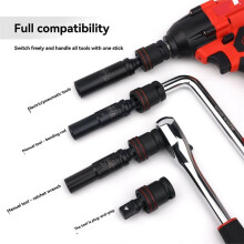 1/4" 3/8" 1/2" Zoll Antrieb Pneumatische Taumelnuss Luftschlag-Universalgelenk 360 Schwenkbare Nuss Elektrischer Schraubenschlüssel-Adapter