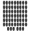 60Pcs Multi Quick Change Keyless Chuck Universal Chuck Replacement for  4486 Rotary Tools 3000 4000 7700 8200 1