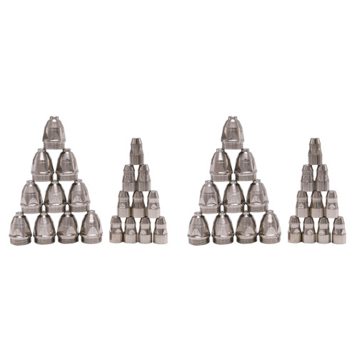 40Pcs P80 Plasma Cutting Torch Consumable Cutting CNC 80A P80 Plasma Torch Tip Electrode Nozzle