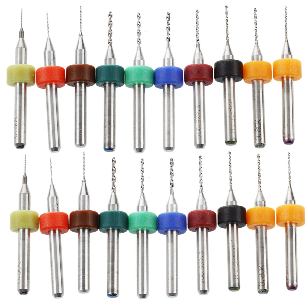 Box 20X 0.3-1.2Mm Pcb Small Drill Bits Pcb Drills Drill Drilling 6033968587027