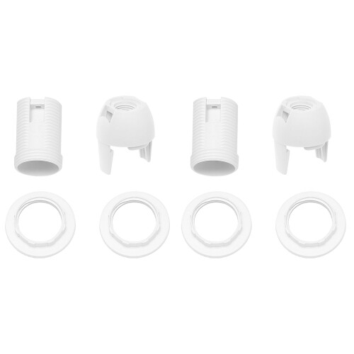 2X Plastic Shell Screw Type E14 Bulb Light Lamp Holder Socket AC 250V 2A