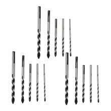 15 Pieces Multi-Material Tungsten Carbide Drill Bit Set for Porcelain Ceramic Tile,Concrete,Brick(3mm 4mm 5mm 6mm 8mm)