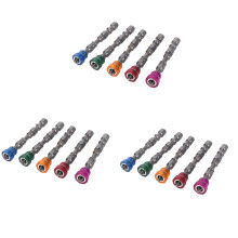 15X Anti Slip Electric Hex Magnetic Screwdriver 65mm S2 PH2 Single Bit Tool 5 Color
