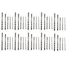 100 Pieces Multi-Material Tungsten Carbide Drill Bit Set for Porcelain Ceramic Tile,Concrete,Brick(3mm 4mm 5mm 6mm 8mm)