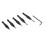 14 Pcs Wood Plug Hole Cutter Chamfered Plug Cutter Drill Bits Five-Slot Countersink Drill 1/4 Inch Hex Spanner Tool Set 5
