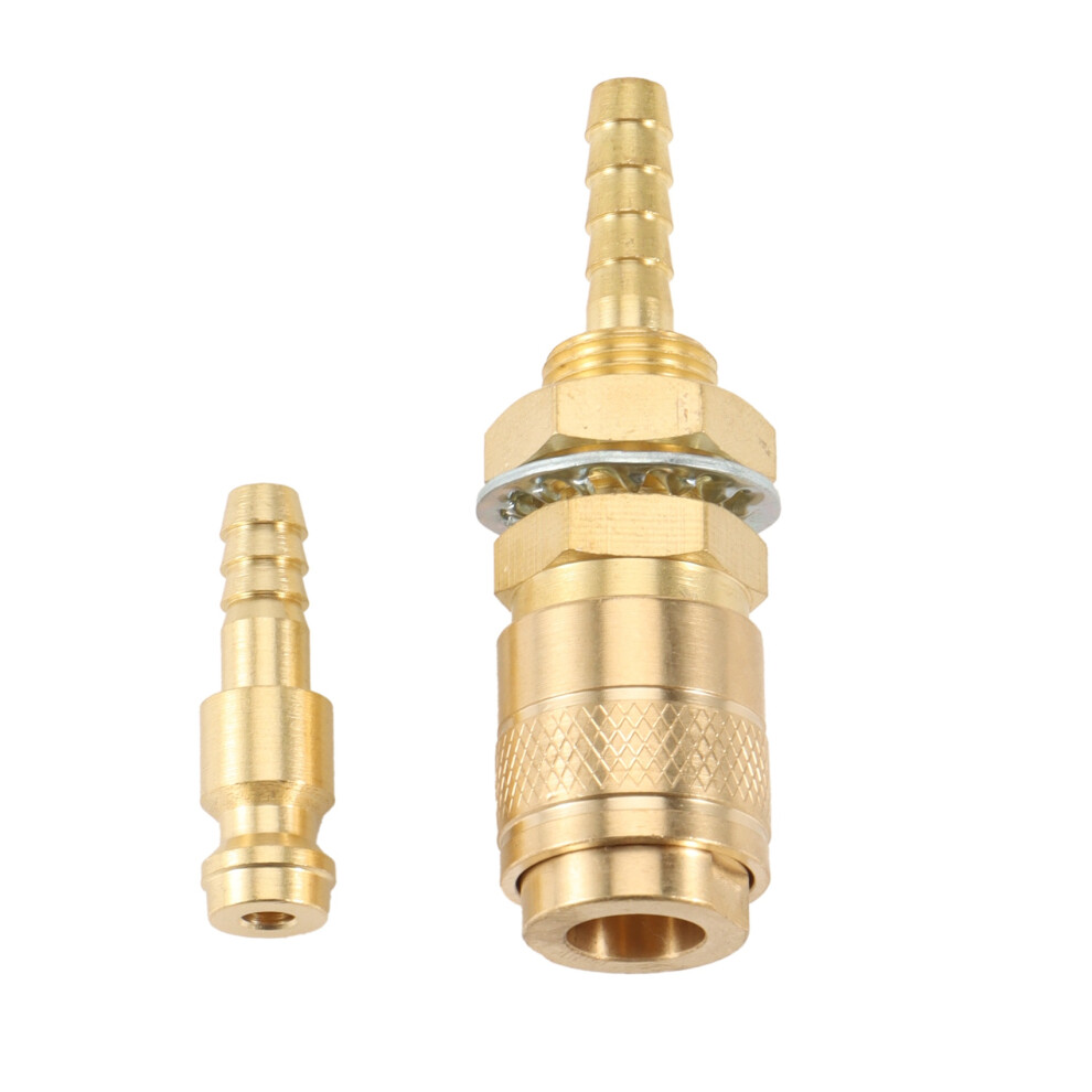 Photos - Other Hand Tools Zandona Water Cooled Gas Adapter Quick Connector Fitting for TIG Welding Torch or MIG Welding Torch Plug M6 Yellow 