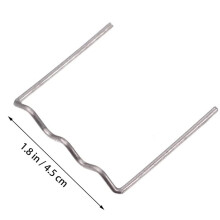 1000Pcs Hot Staple Repair Machine Plastic Welding Hot Stapler Auto Bumper Repair Pre Cut for All Cars Flat Angle 0.6mm