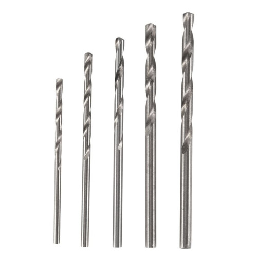 5-Piece Set of 3/8-Inch Quick-Change 82 Chamfer Adjustable Drill Bits,HSS Wood Drill Bits Sink Hole Drilling Tool Kit 2