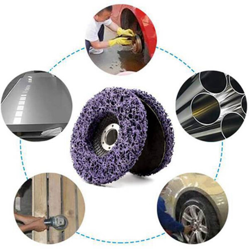 125mm 5Pcs Disc Abrasive Wheel for Cleaning and Removing Paint and Rust () 2