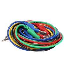5 PièCes Empilable Banane à Fiche Banane Fils de Test Câble de Test éLectrique Souple 3.3Ft/1M pour MultimèTre 1000V 15A