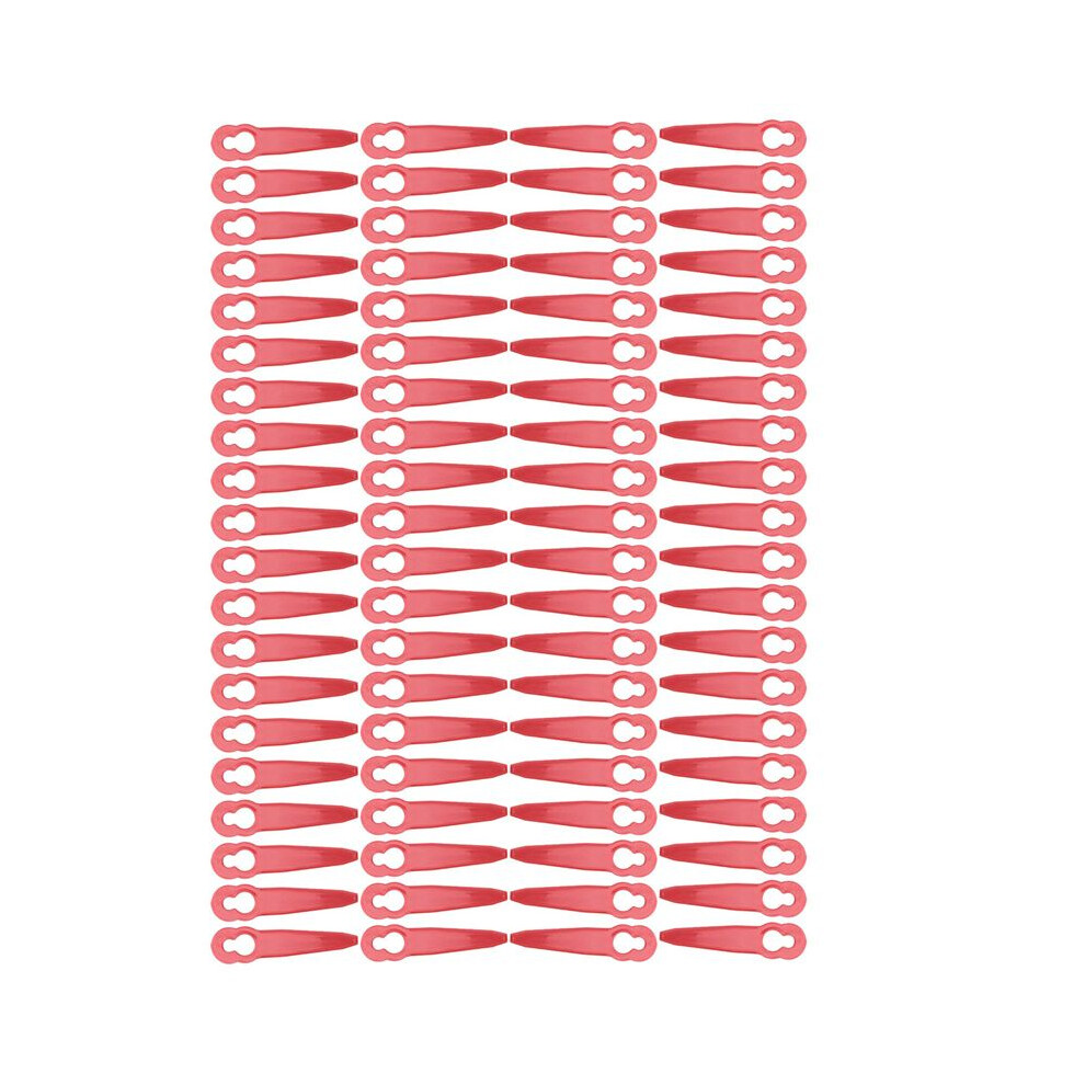 100Pcs Replacement Plastic Blades Accessories For Polycut 2-2 Fsa 45 Lawnmower Trimmer Grass Cutter 6032948363613