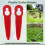 40Pcs Replacement Plastic Blades Accessories for  Polycut 2-2 FSA 45 Lawnmower Trimmer Grass Cutter 3
