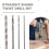 40 Pieces 0.5mm-2.0mm Straight Shank  Drill Bit Set Tiny  Small Drill Bits Full-Ground HSS Twist Drill for Dil 4